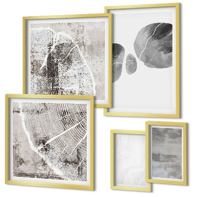 Gallery wall Abstract modern shapes