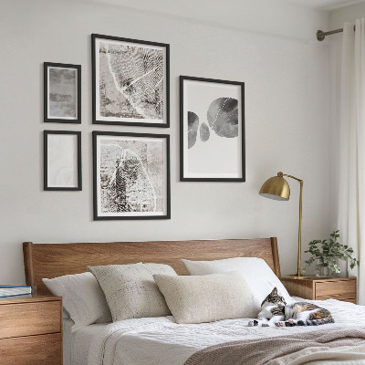 Gallery wall Abstract modern shapes