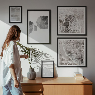 Gallery wall Abstract modern shapes