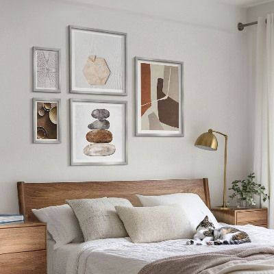 Gallery wall Textures modern art