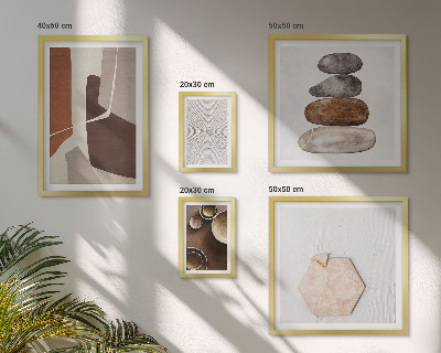 Gallery wall Textures modern art
