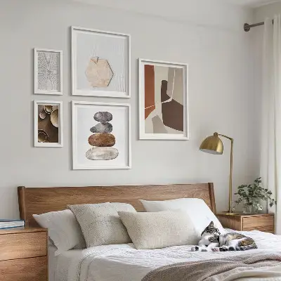 Gallery wall modern texture art prints