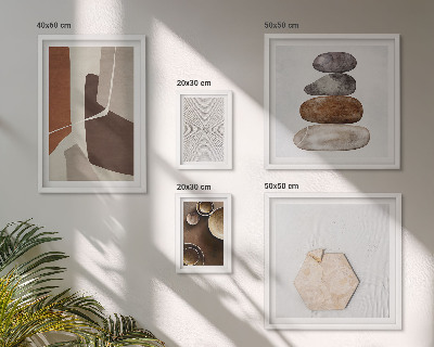 Gallery wall Textures modern art