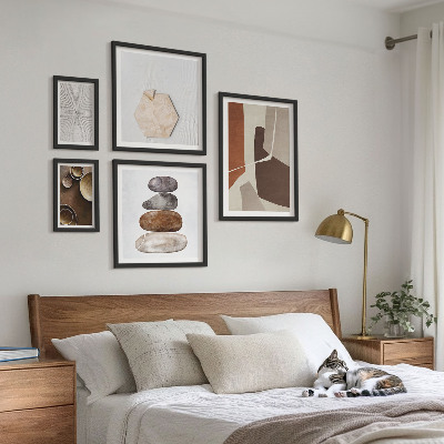 Gallery wall Textures modern art