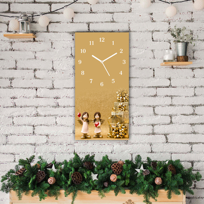 Glass Wall Clock Holy Angels Christmas Gifts