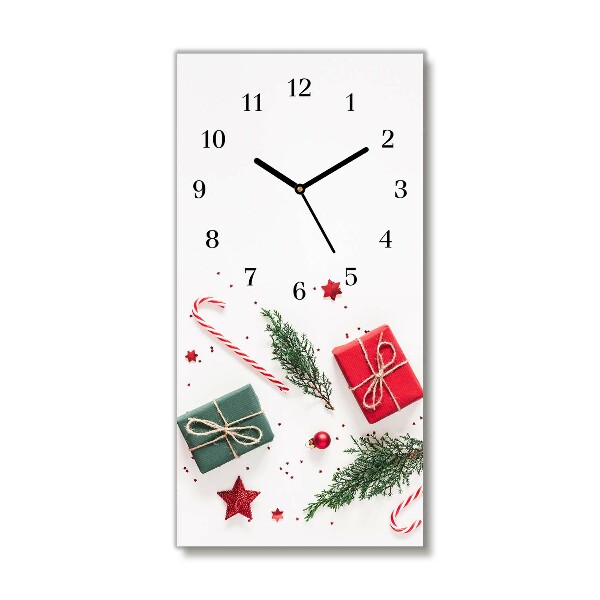 Glass Kitchen Clock Vertical Christmas Christmas Gift Confectionery