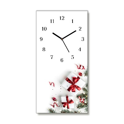 Glass Wall Clock Vertical Holy Christmas Gifts Twigs