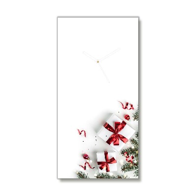 Glass Wall Clock Vertical Holy Christmas Gifts Twigs