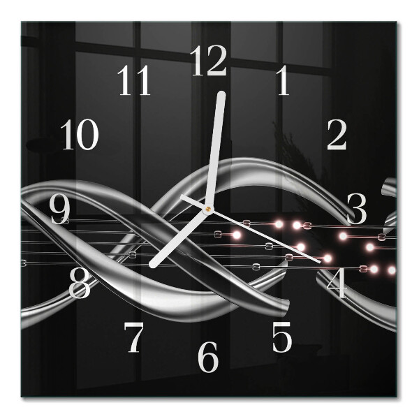 Square kitchen clock Abstraction