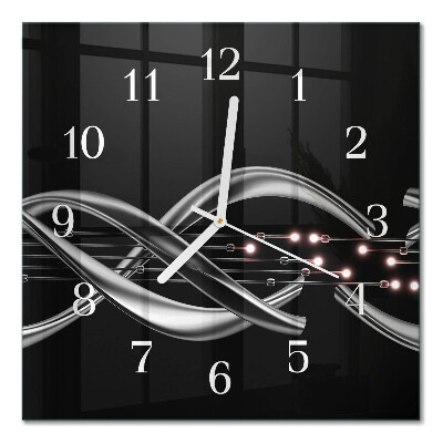 Square kitchen clock Abstraction
