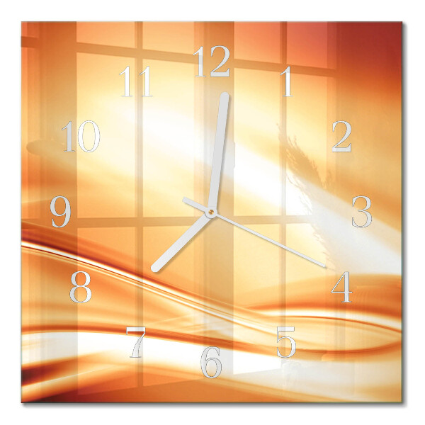Square kitchen clock Abstraction