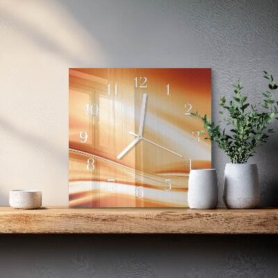 Square kitchen clock Abstraction