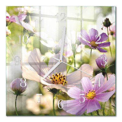 Square kitchen clock Cosmos