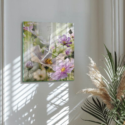 Square kitchen clock Cosmos