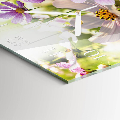 Square kitchen clock Cosmos