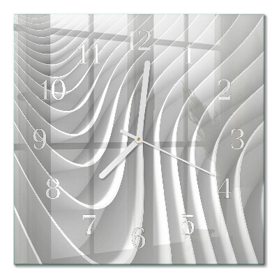 Square wall clock Abstraction