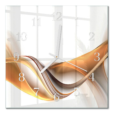 Square wall clock Abstraction