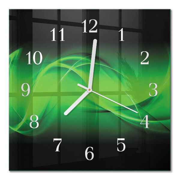 Glass clock square Abstraction