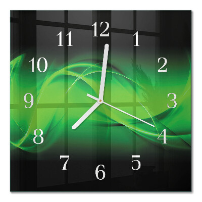 Glass clock square Abstraction
