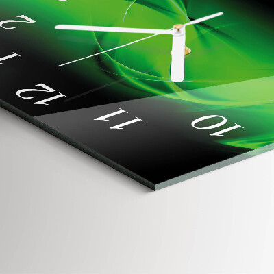 Glass clock square Abstraction