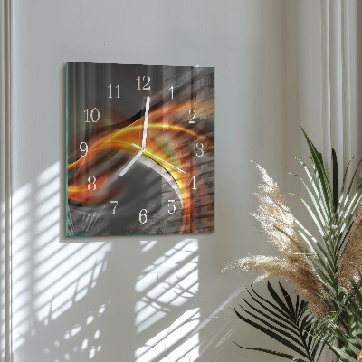 Square kitchen clock Abstraction