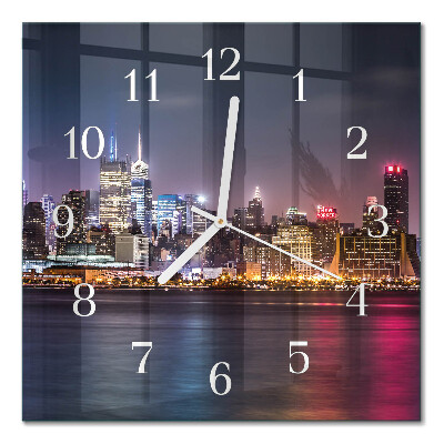 Square kitchen clock Horizon