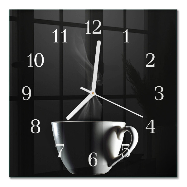 Square kitchen clock Mug