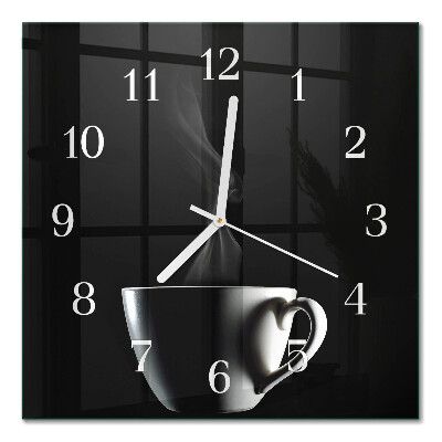 Square kitchen clock Mug