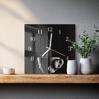 Square kitchen clock Mug