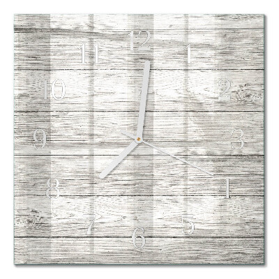 Square wall clock Gray boards