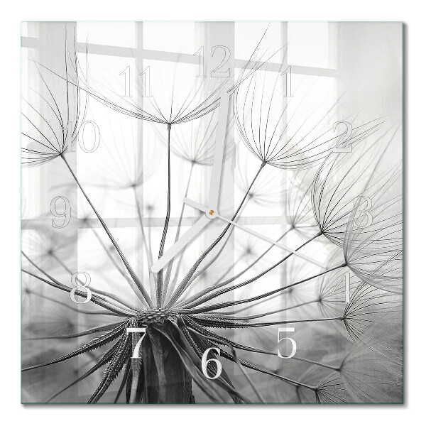 Square kitchen clock Dandelion