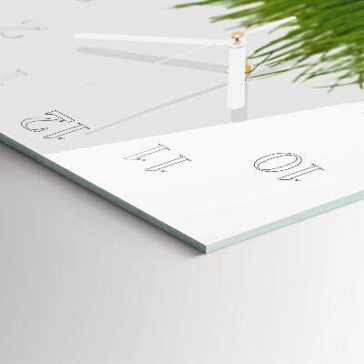 Square wall clock Grass