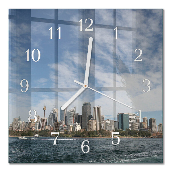 Square wall clock City