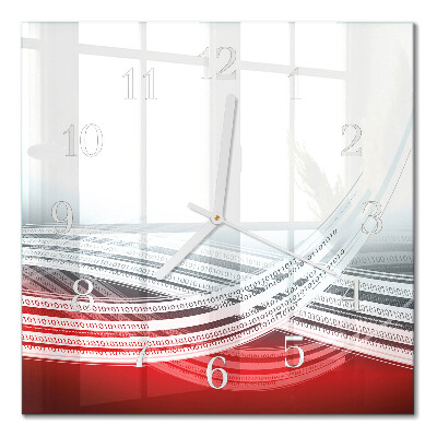 Square kitchen clock Abstraction