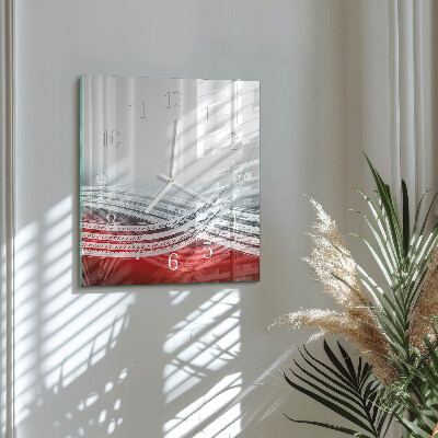 Square kitchen clock Abstraction