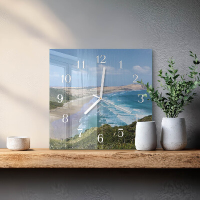 Square wall clock Coast