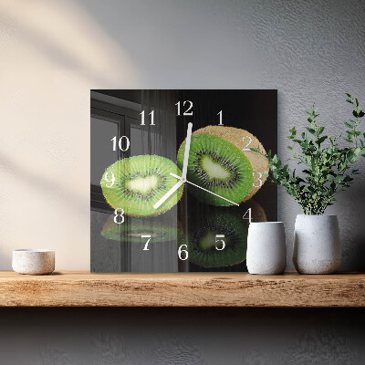 Square wall clock Kiwi