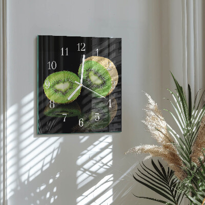 Square wall clock Kiwi