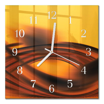 Square kitchen clock Abstraction