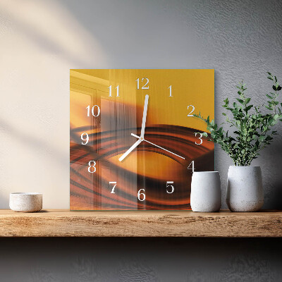 Square kitchen clock Abstraction
