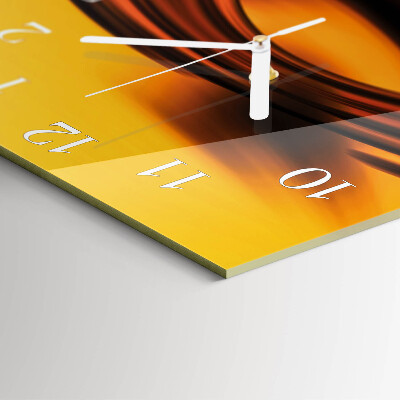 Square kitchen clock Abstraction