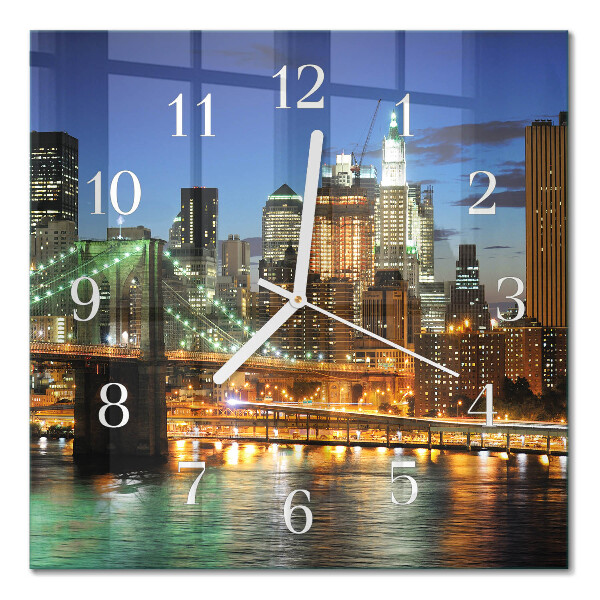 Square wall clock Horizon