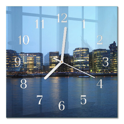 Square wall clock Horizon