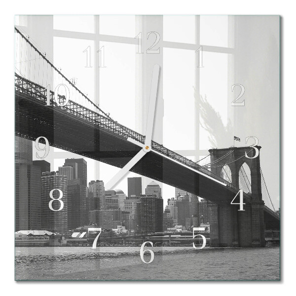 Square kitchen clock Bridge