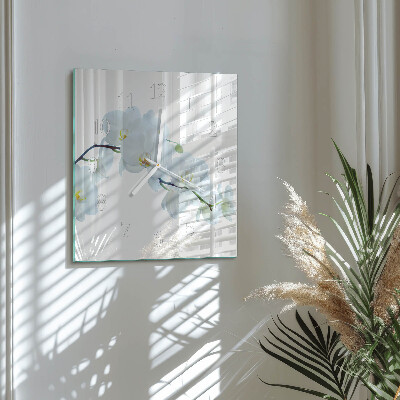 Square kitchen clock Orchid