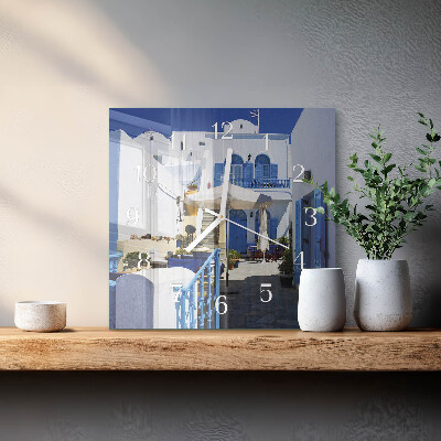 Square wall clock Greece