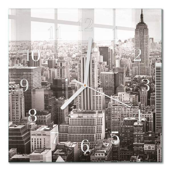 Square kitchen clock Horizon