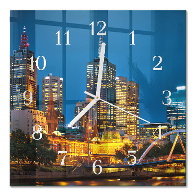 Square wall clock City