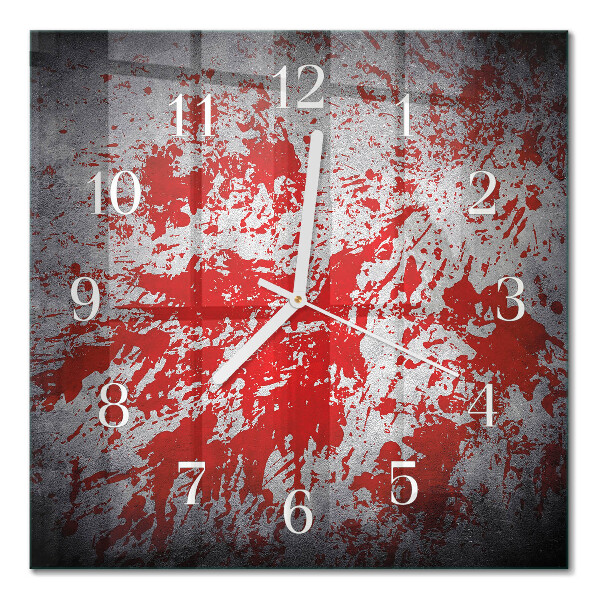Square kitchen clock Stains
