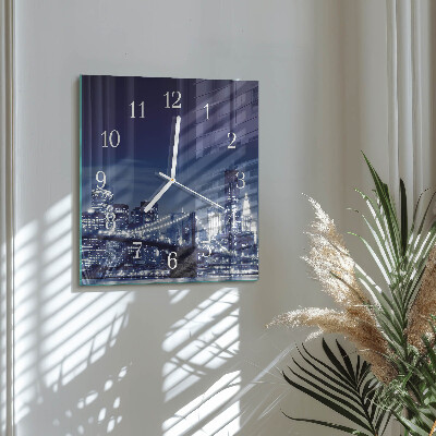 Square wall clock Horizon